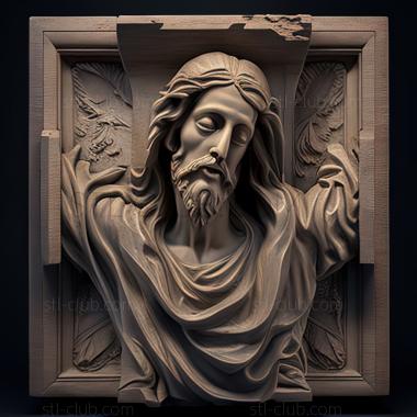 3D model st jesus (STL)